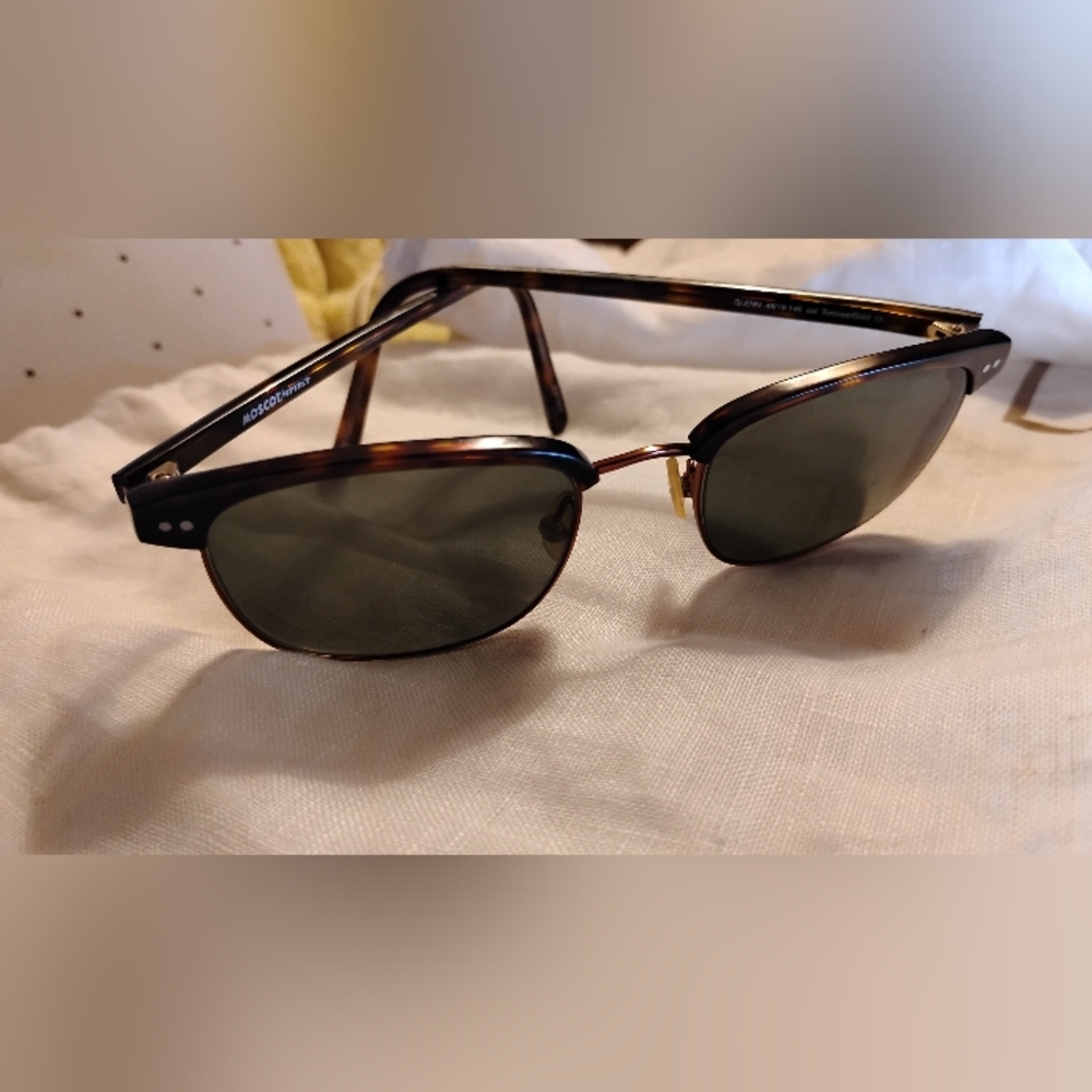 Moscot Spirit Glenn 49/19 145. Tortious And Gold Prescription Frames